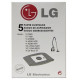 Vacuum Cleaner Filter LG - Pack 5