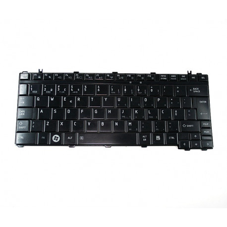 Keyboard Portuguese Toshiba Black