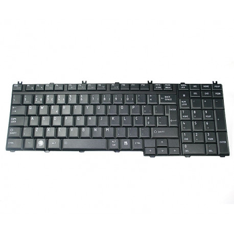 Keyboard Portuguese Toshiba L500 Black