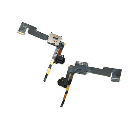 iPad 2 - Audio Jack 3G Sim Card Holder Connector Black
