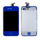 iPhone 4 - Kit Blue (LCD  Back cover  Home Buttton)