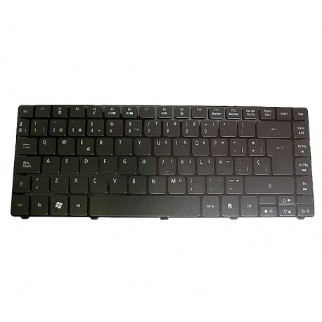 Teclado  Espanhol  Acer AS3810T 3410T 4810T 4410T Preto BACK