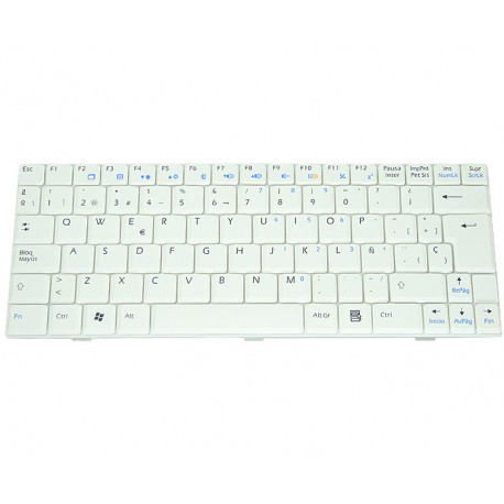 Teclado Espanhol MSI U100 Branco