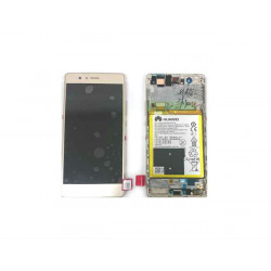 LCD AND TOUCHSCREEN GOLD Huawei P9 LITE W\ FRAME