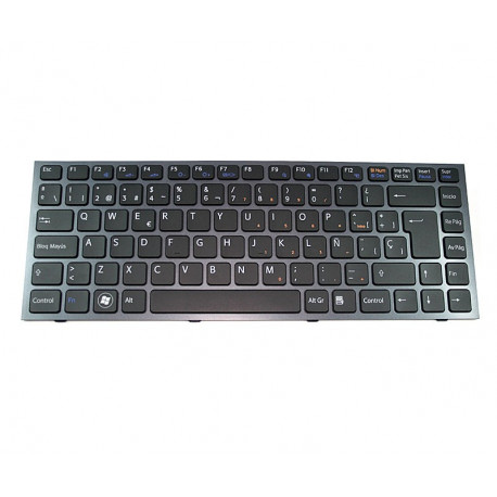 Teclado Português Sony VPC-S SERIES Preto Frame Preto BACKLI