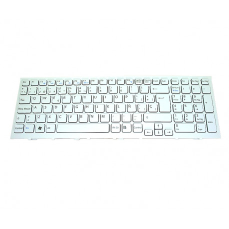 Teclado Português Sony VPC-EE SERIES Branco Frame Branco