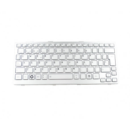 Keyboard Spanish Toshiba NB200 Silver