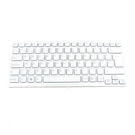 Keyboard Spanish Sony M970 White