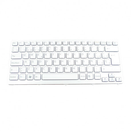 Teclado Espanhol Sony M970 Branco