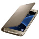 Flip Cover LED Gold Samsung G930 Galaxy S7