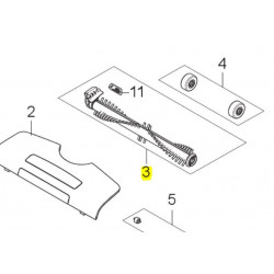 Kit Escova para Aspirador Vertical Nilfisk