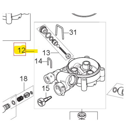 CYLINDERBLOCK KIT W.EASY Nilfisk