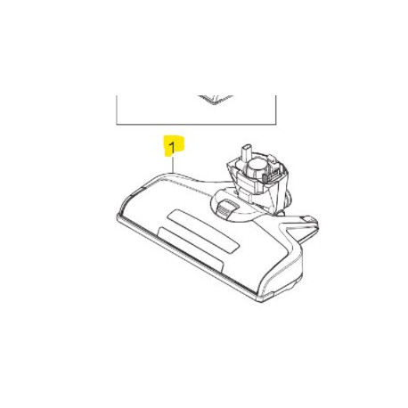 Escova 36V Cinza para Aspirador Vertical Nilfisk