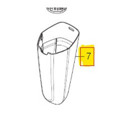 Deposito Branco para Aspirador Vertical Nilfisk