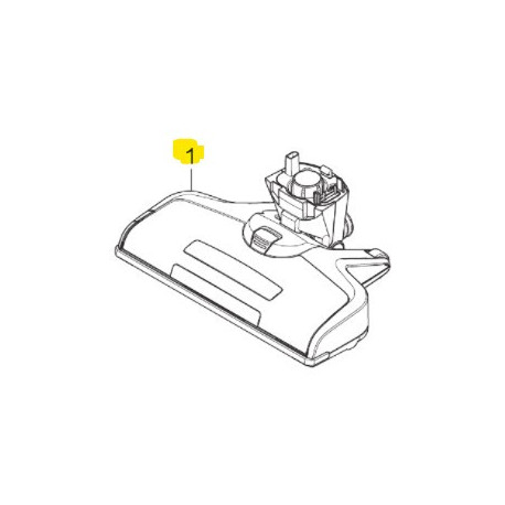 Escova 20V Preto para Aspirador Vertical Nilfisk