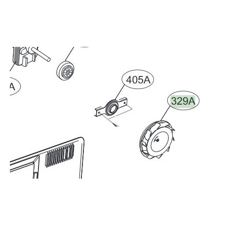 Ventoinha para Frigorifico LG