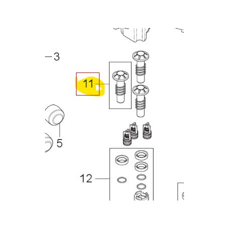 CERAMIC PISTON KIT 3 PCS NILFISK