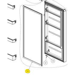 Borracha da Porta para Frigorifico Hisense