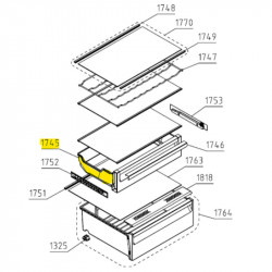 Gaveta para Frigorifico Hisense