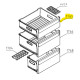 Gaveta para Frigorifico Hisense