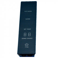 Placa Display com Cover para Frigorifico Hisense