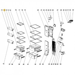Prateleira da Porta para Frigorifico Hisense