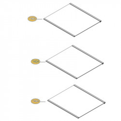 Prateleira do Refrigerador para Frigorifico LG