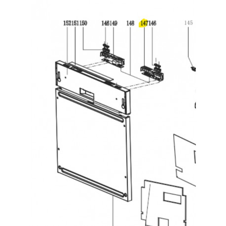 Cover  para Maquina Loiça Hisense