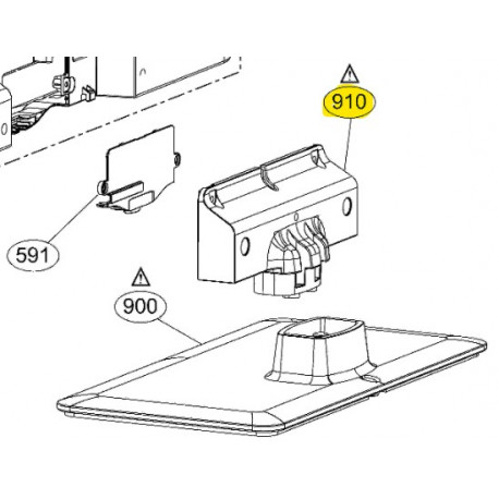 Suporte da Base para TV LG