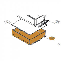 Gaveta para Frigorifico LG
