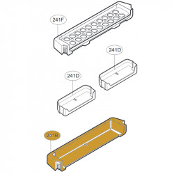 Prateleira da porta para Frigorifico LG