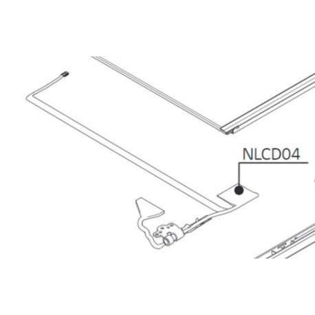 Dobradiça com Cabo para Portatil LG