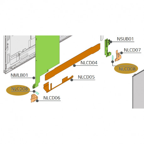 Damper VIVID FOAM REAR 17x5x0.5t LG