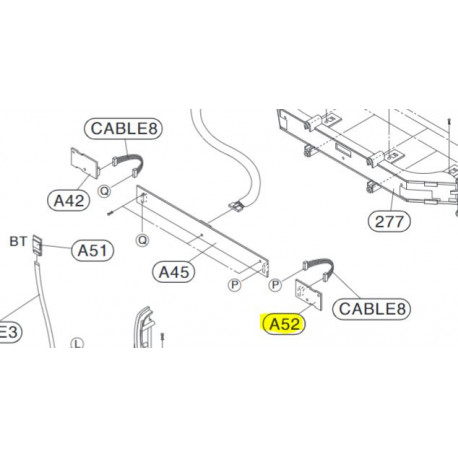 Placa Led Flash Direita para Equipamento Audio LG
