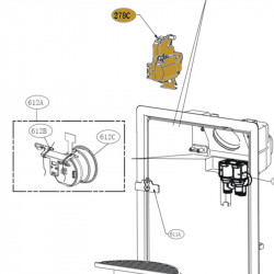 Motor 12V 300mA 100mA 12RPM para Frigorifico LG