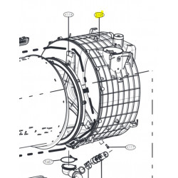 Cuba Traseira para Maquina Roupa LG