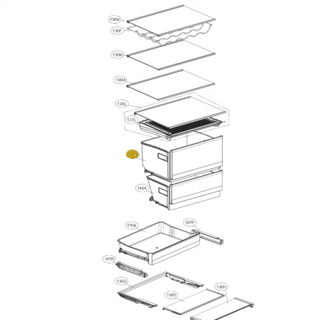 Tray AssemblyDrawer LG
