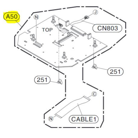 Mainboard TOP LG Audio