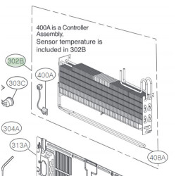 Evaporador para Frigorifico LG
