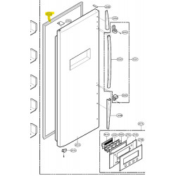 Borracha da Porta do Congelador para Frigorifico LG