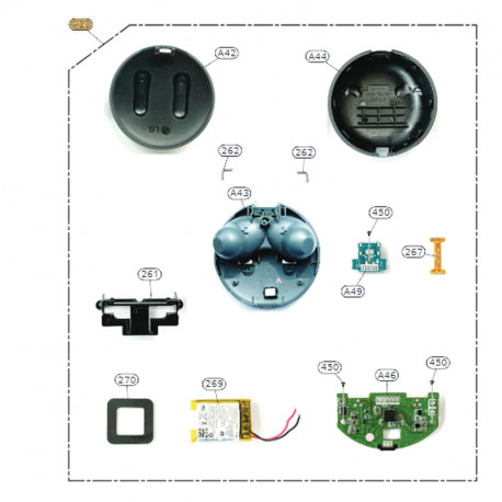 Caixa de carregamento Auriculares Branco LG