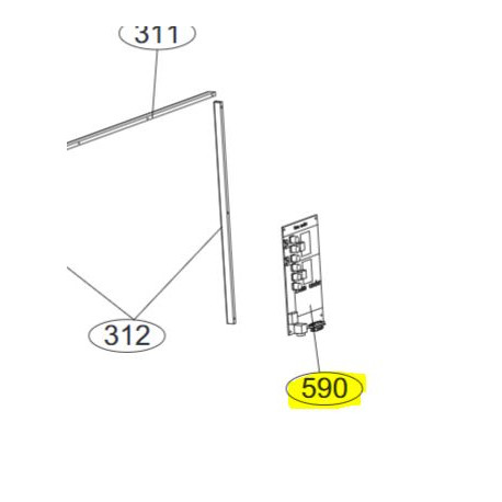 Motherboard para Monitor LG